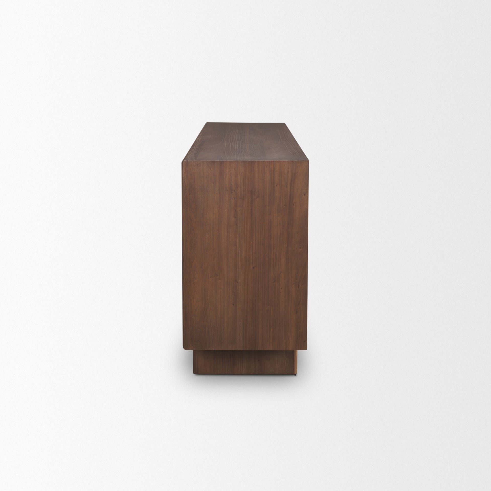 Mercana Varenna 4 Door Dark Brown Wood With Rope Handles Sideboard
