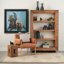 Mercana Waylen Natural Wood Block Accent Stool