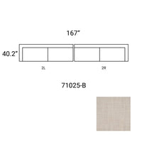 Mercana Warner Oatmeal 2 Piece Long Sofa Set