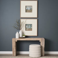 Mercana McArthur Whitewash Reclaimed Wood Console Table