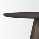 Mercana Jovani 60" Solid Light / Dark Brown Mango Wood Round Dining Table