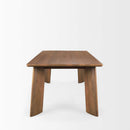 Mercana Jonan Solid Dark Brown Mango Wood Rectangular Dining Table