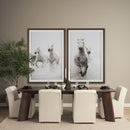 Mercana Jonan Solid Dark Brown Mango Wood Rectangular Dining Table