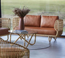 Cane-Line Nest 2-Seater Sofa in Natural