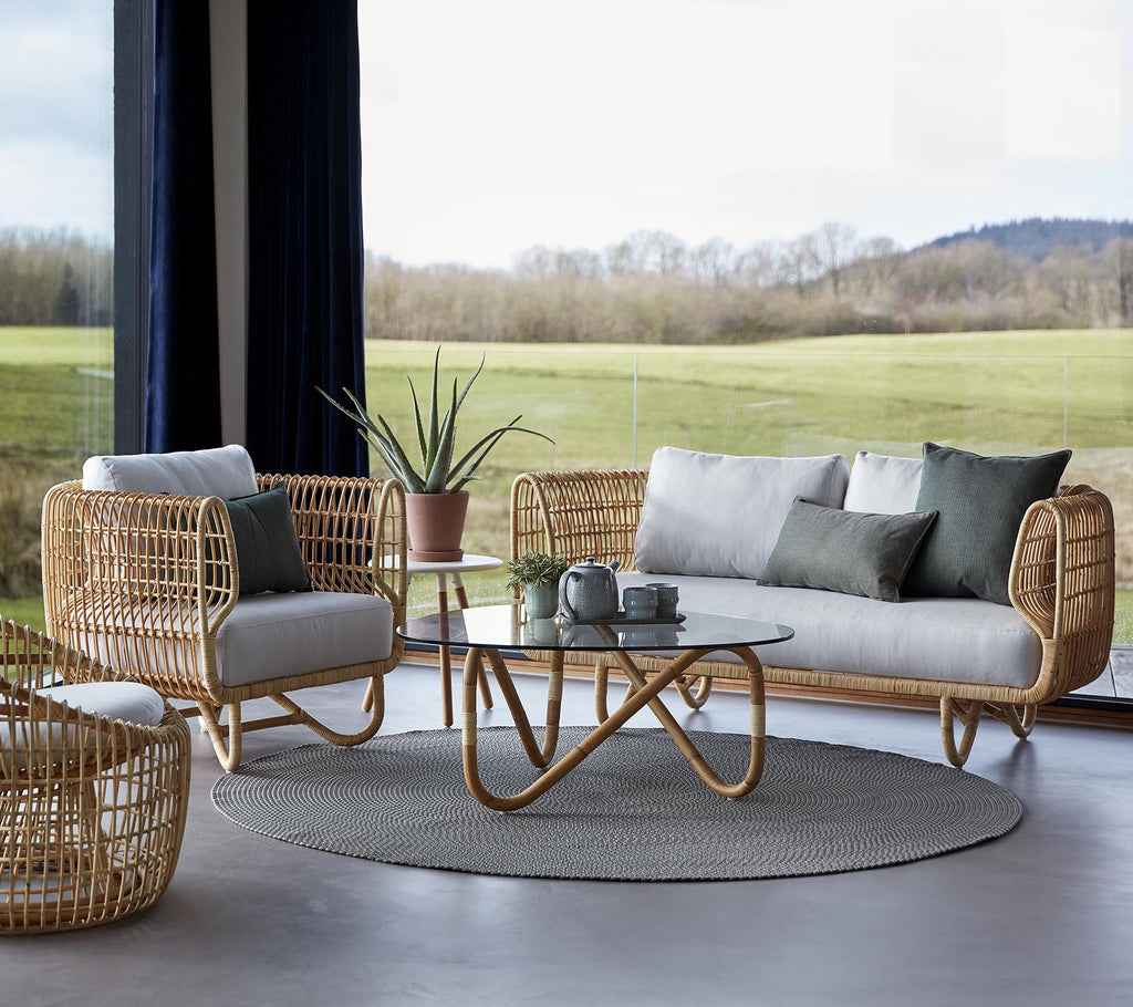 Cane-Line Nest 2-Seater Sofa in Natural