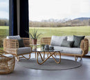 Cane-Line Nest 2-Seater Sofa in Natural