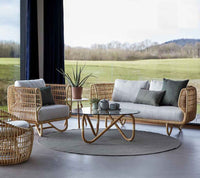 Cane-Line Nest 2-Seater Sofa in Natural