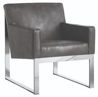 Sunpan Sheldon Lounge Chair - Cantina Magnetite