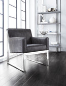 Sunpan Sheldon Lounge Chair - Cantina Magnetite