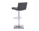 Sunpan Stafford Adjustable Stool - Graphite/Onyx/Snow