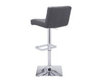 Sunpan Stafford Adjustable Stool - Graphite/Onyx/Snow