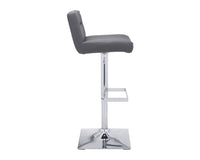 Sunpan Stafford Adjustable Stool - Graphite/Onyx/Snow