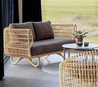 Cane-Line Nest 2-Seater Sofa in Natural