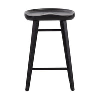 Sunpan Dominic Counter Stool in Black / Walnut / Light Oak