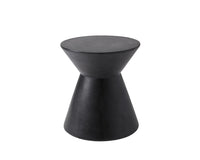 Sunpan Astley End Table - Anthracite Grey / Black / White