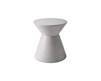 Sunpan Astley End Table - Anthracite Grey / Black / White