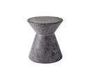 Sunpan Astley End Table - Anthracite Grey / Black / White