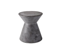 Sunpan Astley End Table - Anthracite Grey / Black / White