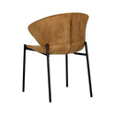 Sunpan Eric Dining Chair in Nono Dark Green / Nono Tapenade Gold - Set of Two