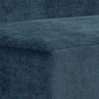 Sunpan Jaclyn Modular Armless Chair in Danny Dusty Blue / Egypt Light Grey-Danny Medium Grey