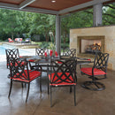 Woodard Apollo Dining Arm Chair With Cushion Option