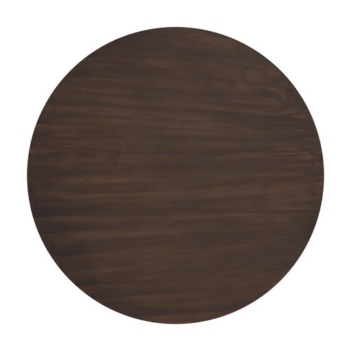 Sunpan Diaz Coffee Table in Grey-Wood Grain Brown / Marble-Look Antique Brass