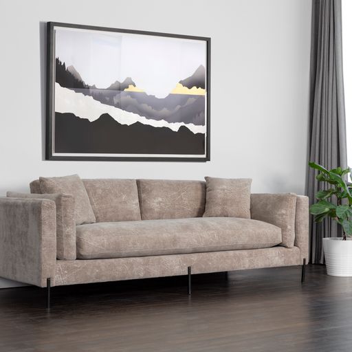 Sunpan Josie Sofa in Nepal Cashew / Nepal Pebble
