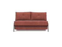 Innovation Living Cubed Full Size Sofa Bed With Chrome Legs