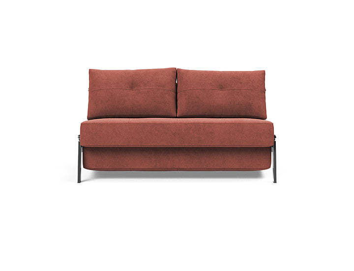 Innovation Living Cubed Full Size Sofa Bed With Chrome Legs