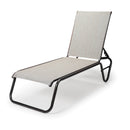 Telescope Casual Gardenella Sling Four-Position Lay Flat Stacking Armless Chaise