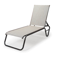 Telescope Casual Gardenella Sling Four-Position Lay Flat Stacking Armless Chaise