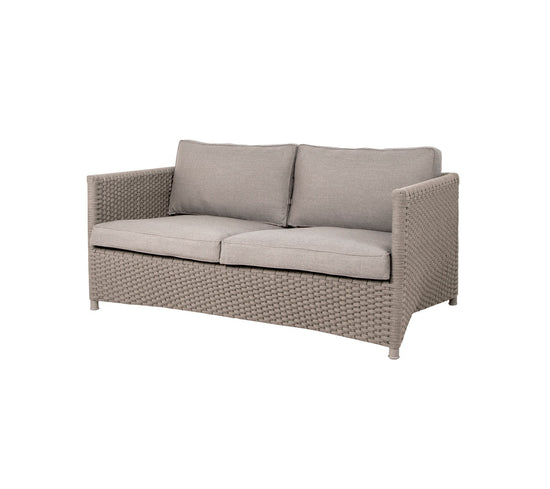 Cane-Line Diamond 2-Seater Sofa Soft Rope Incl. Cushion Set