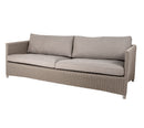 Cane-Line Diamond 3-Seater Sofa Soft Rope Incl. Cushion Set