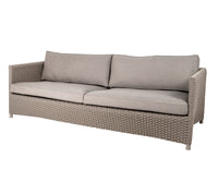 Cane-Line Diamond 3-Seater Sofa Soft Rope Incl. Cushion Set