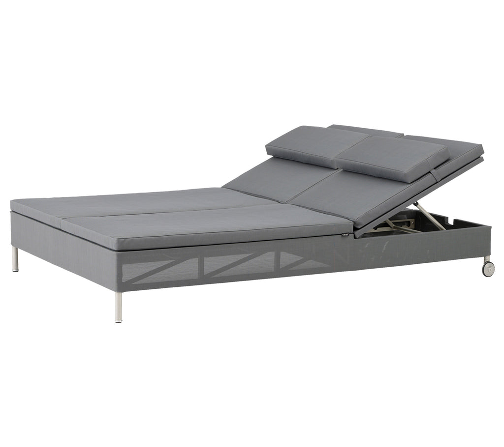 Cane-Line Rest Sunbed - Double - Sonnet Commercial