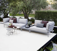 Cane-Line Conic Single Seater Module Incl. Light Grey AirTouch Cushion Set