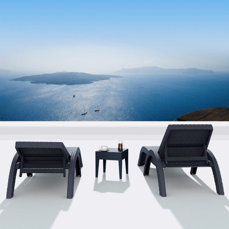 Compamia Miami Square Resin Side Table