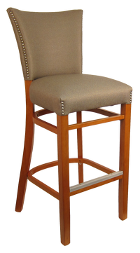 H&D Seating Fully Upholstered Back and Seat Barstool