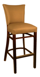 H&D Seating Fully Upholstered Back and Seat Barstool