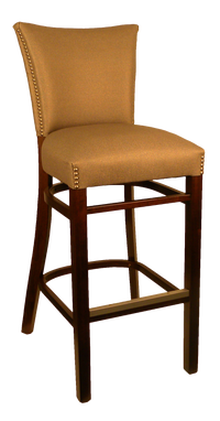 H&D Seating Fully Upholstered Back and Seat Barstool