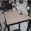 Compamia Orlando Resin Wickerlook Square Dining Table 31 inch