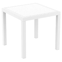 Compamia Orlando Resin Wickerlook Square Dining Table 31 inch