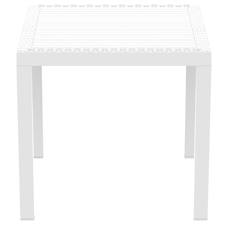 Compamia Orlando Resin Wickerlook Square Dining Table 31 inch
