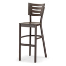 Telescope Casual Avant Marine Grade Polymer/Aluminum Stacking Armless Bar-Height Chair