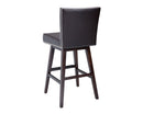 Sunpan Vintage Swivel Barstool - Brown/Black/Castillo Cream/Coal Black/Grey/Overcast Grey