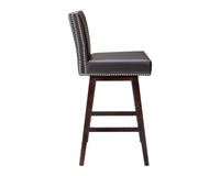 Sunpan Vintage Swivel Barstool - Brown/Black/Castillo Cream/Coal Black/Grey/Overcast Grey