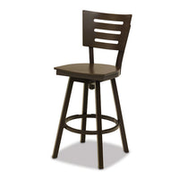 Telescope Casual Avant Marine Grade Polymer/Aluminum Bar Height Armless Swivel Chair