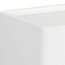 Sunpan Liza Side Table White / Marble-Look Grey