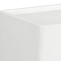 Sunpan Liza Side Table White / Marble-Look Grey