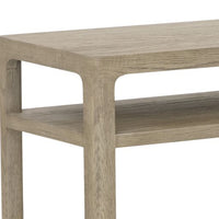 Sunpan Doncaster Console Table in Black / Smoke Grey